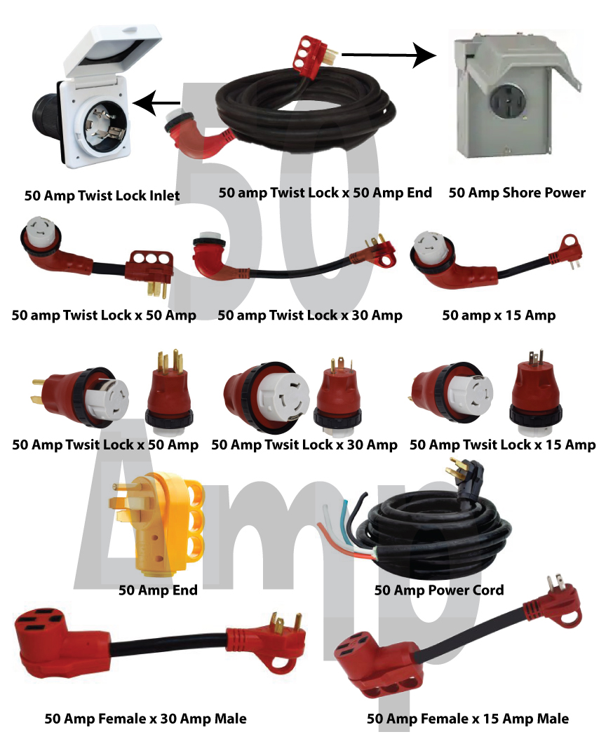 RV Power Cords & Adapters
