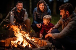 Telling Stories around the campfire
