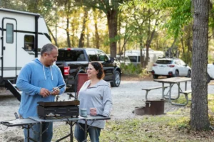 Grilling Outside the RV