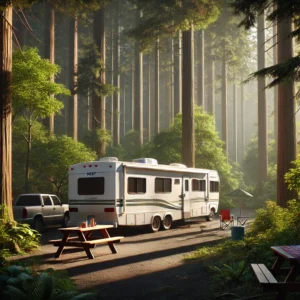 RV shaded by a tree! The Smart RVer