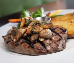 Steak and sides