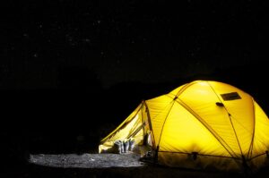 tent camping