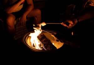 Fire Pit in KOA