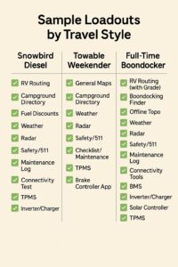 RV App Essentials