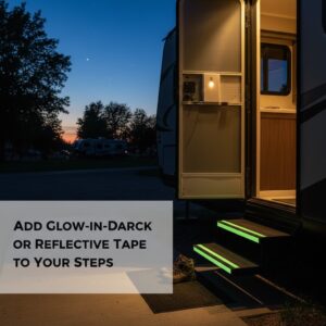 RV Hacks Glow In the Dark RV Step Strips