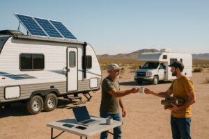 RVers Save Money By Sharing Solar Power