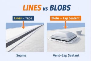 Roof Tapes vs Lap Sealant