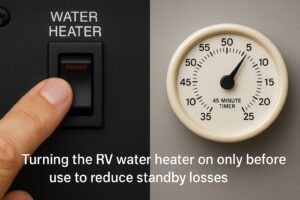 Run RV Water Heater in Batch Mode