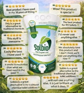 Solbio Rv Tank Treatment works in all RV Holding Tanks