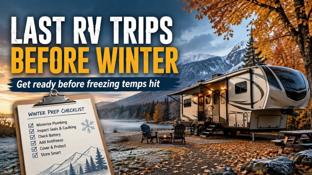 Last RV Trips Before Winter Hits